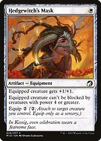 Glossy Finish Innistrad: Midnight Hunt Hedgewitch's Mask ( #23 )