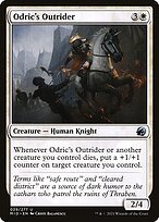 Glossy Finish Innistrad: Midnight Hunt Odric's Outrider ( #29 )