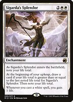 Glossy Finish Innistrad: Midnight Hunt Sigarda's Splendor ( #33 )