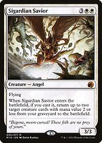 Glossy Finish Innistrad: Midnight Hunt Sigardian Savior ( #34 )
