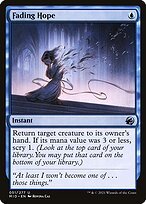 Glossy Finish Innistrad: Midnight Hunt Fading Hope ( #51 )