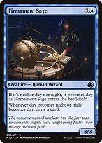 Glossy Finish Innistrad: Midnight Hunt Firmament Sage ( #53 )