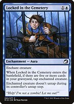 Glossy Finish Innistrad: Midnight Hunt Locked in the Cemetery ( #60 )