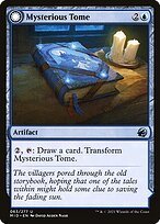 Glossy Finish Innistrad: Midnight Hunt Mysterious Tome // Chilling Chronicle ( #63 )