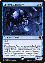 Glossy Finish Innistrad: Midnight Hunt Spectral Adversary ( #77 )