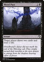 Glossy Finish Innistrad: Midnight Hunt Blood Pact ( #88 )