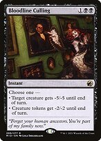 Glossy Finish Innistrad: Midnight Hunt Bloodline Culling ( #89 )