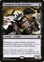 Glossy Finish Innistrad: Midnight Hunt Champion of the Perished ( #91 )