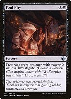 Glossy Finish Innistrad: Midnight Hunt Foul Play ( #101 )