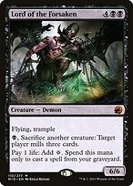 Glossy Finish Innistrad: Midnight Hunt Lord of the Forsaken ( #110 )