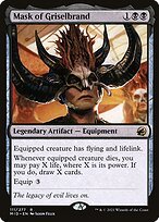 Glossy Finish Innistrad: Midnight Hunt Mask of Griselbrand ( #111 )