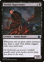 Glossy Finish Innistrad: Midnight Hunt Morbid Opportunist ( #113 )