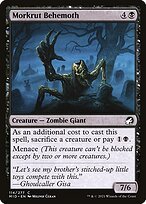 Glossy Finish Innistrad: Midnight Hunt Morkrut Behemoth ( #114 )