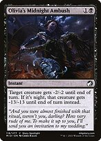 Glossy Finish Innistrad: Midnight Hunt Olivia's Midnight Ambush ( #118 )