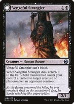 Glossy Finish Innistrad: Midnight Hunt Vengeful Strangler // Strangling Grasp ( #126 )