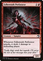 Glossy Finish Innistrad: Midnight Hunt Falkenrath Perforator ( #136 )