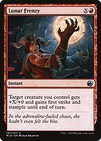 Glossy Finish Innistrad: Midnight Hunt Lunar Frenzy ( #147 )