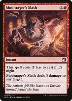Glossy Finish Innistrad: Midnight Hunt Moonrager's Slash ( #148 )
