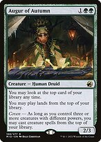 Glossy Finish Innistrad: Midnight Hunt Augur of Autumn ( #168 )