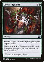 Glossy Finish Innistrad: Midnight Hunt Dryad's Revival ( #183 )