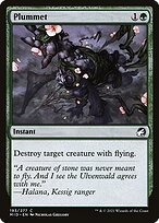 Glossy Finish Innistrad: Midnight Hunt Plummet ( #193 )