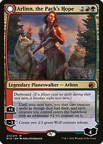 Glossy Finish Innistrad: Midnight Hunt Arlinn, the Pack's Hope // Arlinn, the Moon's Fury ( #211 )