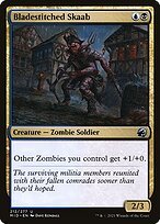 Glossy Finish Innistrad: Midnight Hunt Bladestitched Skaab ( #212 )
