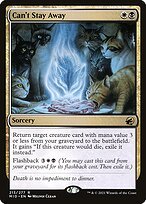 Glossy Finish Innistrad: Midnight Hunt Can't Stay Away ( #213 )