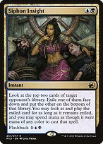 Glossy Finish Innistrad: Midnight Hunt Siphon Insight ( #241 )