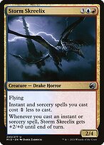 Glossy Finish Innistrad: Midnight Hunt Storm Skreelix ( #243 )