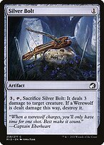 Glossy Finish Innistrad: Midnight Hunt Silver Bolt ( #258 )