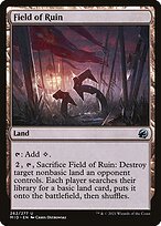 Glossy Finish Innistrad: Midnight Hunt Field of Ruin ( #262 )