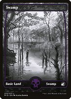 Glossy Finish Innistrad: Midnight Hunt Swamp ( #272 )