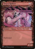 Glossy Finish Innistrad: Midnight Hunt Tavern Ruffian // Tavern Smasher ( #296 )