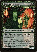 Glossy Finish Innistrad: Midnight Hunt Dawnhart Mentor ( #300 )