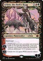 Glossy Finish Innistrad: Midnight Hunt Arlinn, the Pack's Hope // Arlinn, the Moon's Fury ( #307 )