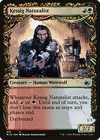 Glossy Finish Innistrad: Midnight Hunt Kessig Naturalist // Lord of the Ulvenwald ( #310 )
