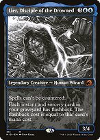Glossy Finish Innistrad: Midnight Hunt Lier, Disciple of the Drowned ( #313 )