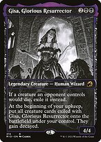 Glossy Finish Innistrad: Midnight Hunt Gisa, Glorious Resurrector ( #314 )