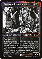 Glossy Finish Innistrad: Midnight Hunt Florian, Voldaren Scion ( #318 )