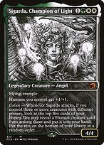 Glossy Finish Innistrad: Midnight Hunt Sigarda, Champion of Light ( #323 )