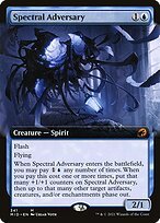 Glossy Finish Innistrad: Midnight Hunt Spectral Adversary ( #341 )