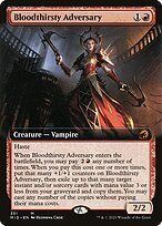 Glossy Finish Innistrad: Midnight Hunt Bloodthirsty Adversary ( #351 )