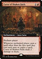 Glossy Finish Innistrad: Midnight Hunt Curse of Shaken Faith ( #353 )