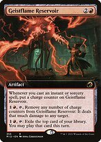 Glossy Finish Innistrad: Midnight Hunt Geistflame Reservoir ( #355 )