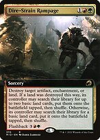 Glossy Finish Innistrad: Midnight Hunt Dire-Strain Rampage ( #370 )