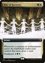Glossy Finish Innistrad: Midnight Hunt Rite of Harmony ( #374 )