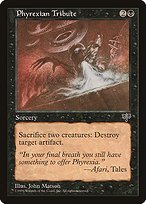 Glossy Finish Mirage Phyrexian Tribute ( #134 )