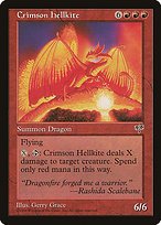 Glossy Finish Mirage Crimson Hellkite ( #167 )