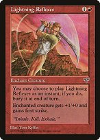 Glossy Finish Mirage Lightning Reflexes ( #186 )